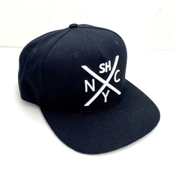SNKR Head SH X NYC Logo Baseball Hat In Black - Picture 3 of 8